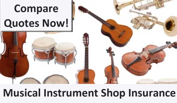 musical instrument shop insurance image